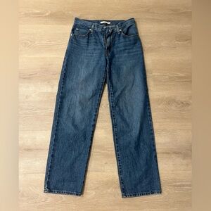 Levi's Dark Blue Straight Leg Jeans
